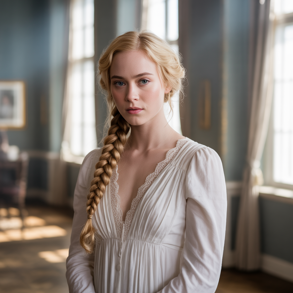 Side Swept Rope Braid