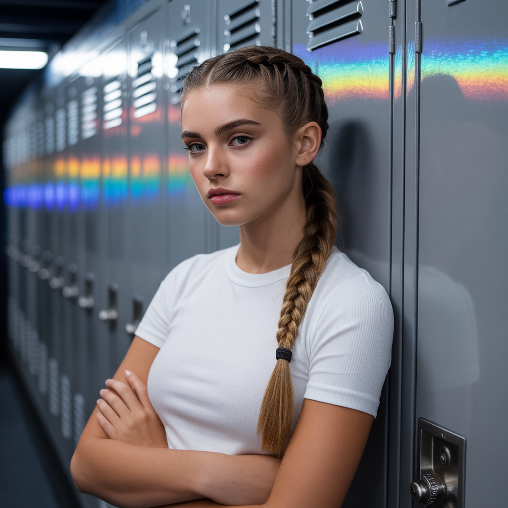 Sleek Braided Ponytail
