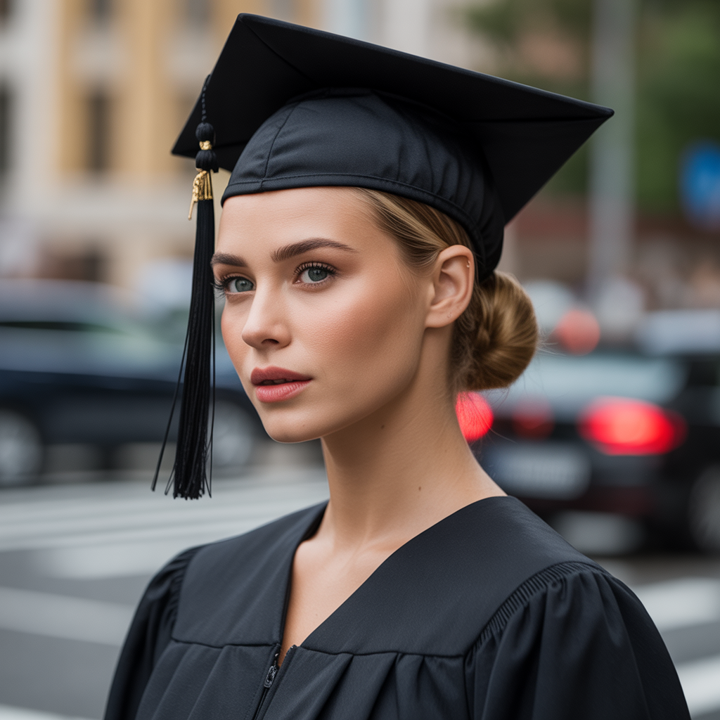 Sleek Low Bun for a Polished Look