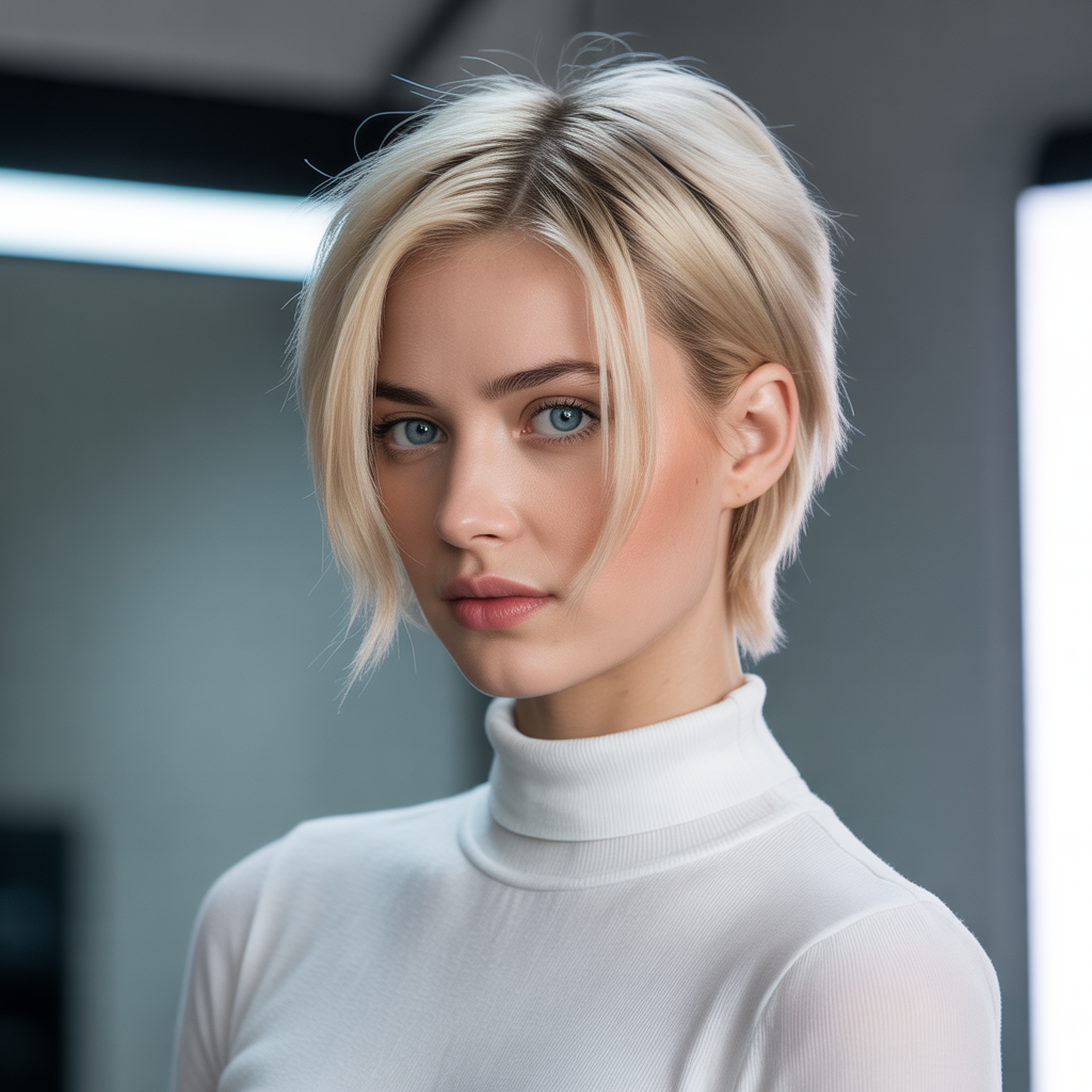 Sleek Short Wolf Cut