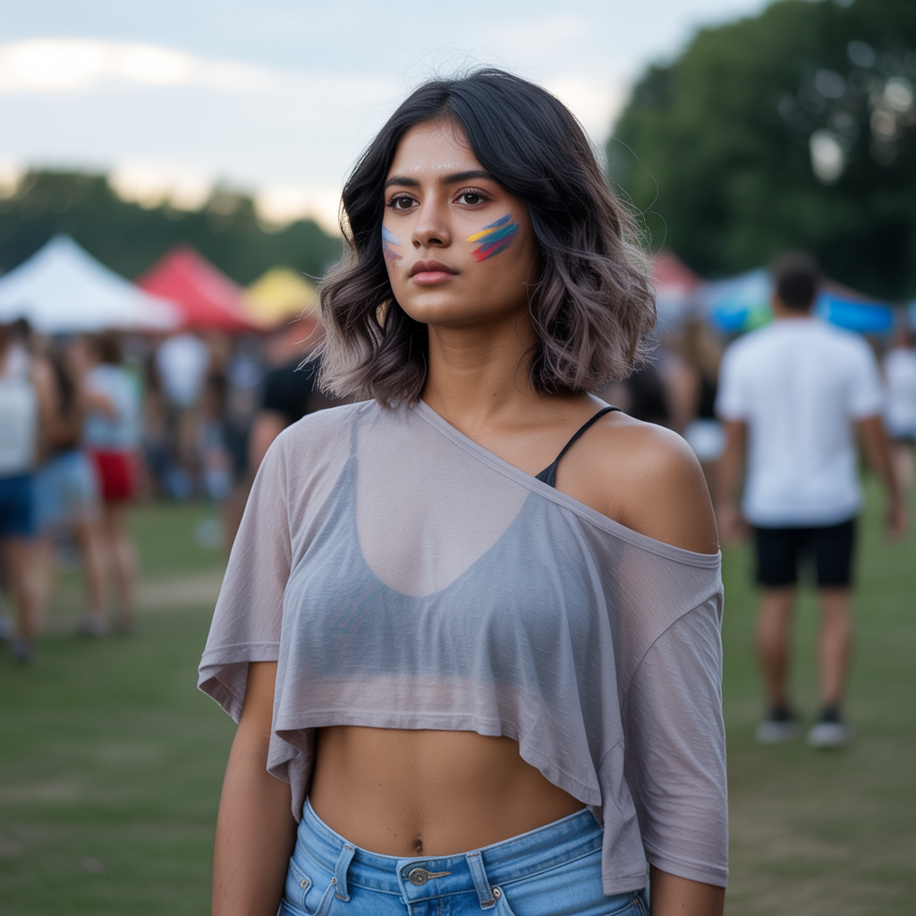 Smoky Balayage Wolf Cut