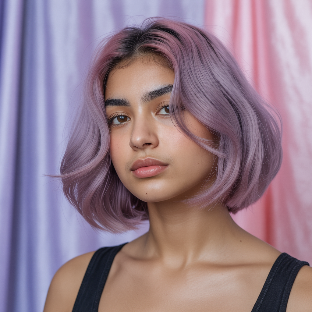 Soft Lilac Lob