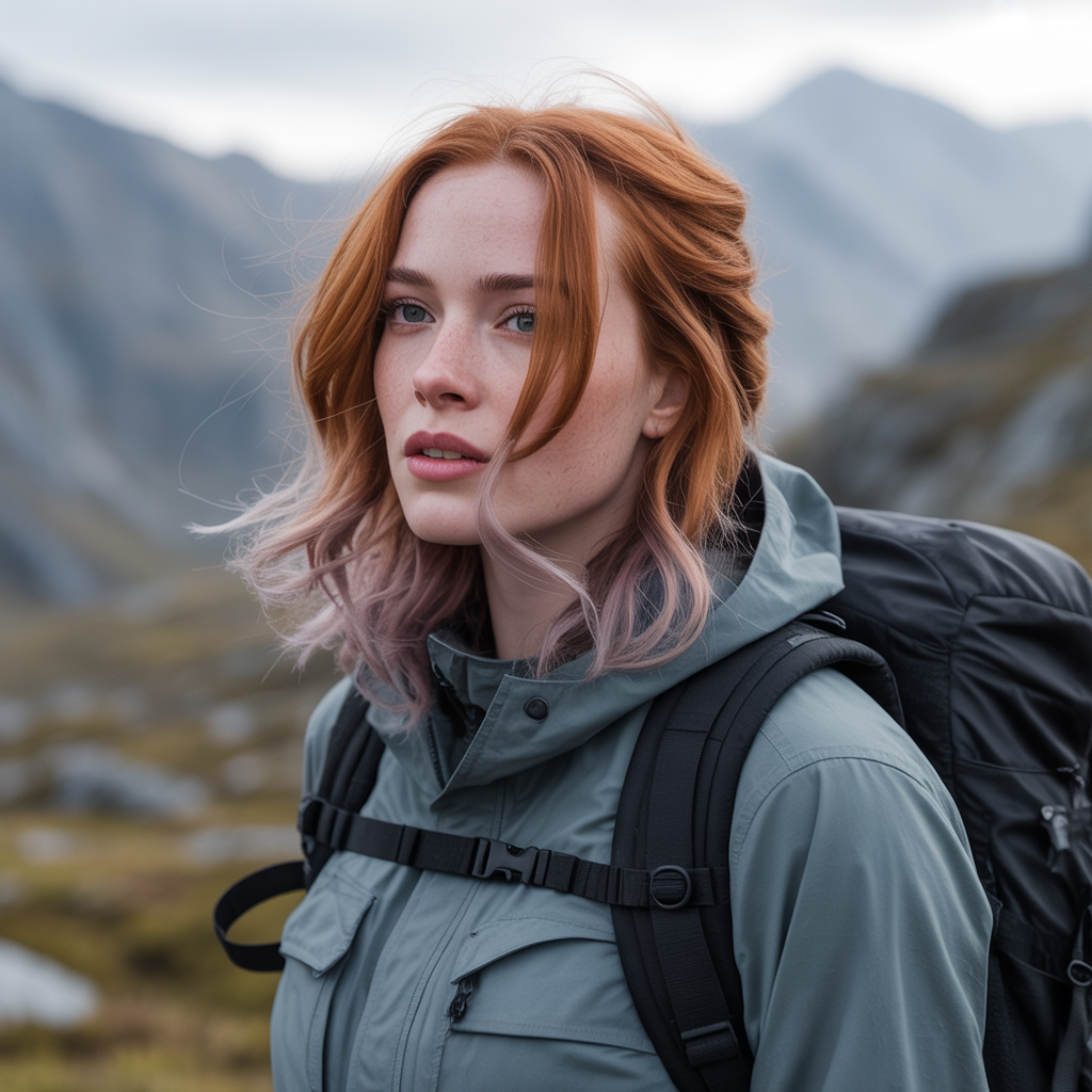 Soft Pastel Balayage Wolf Cut