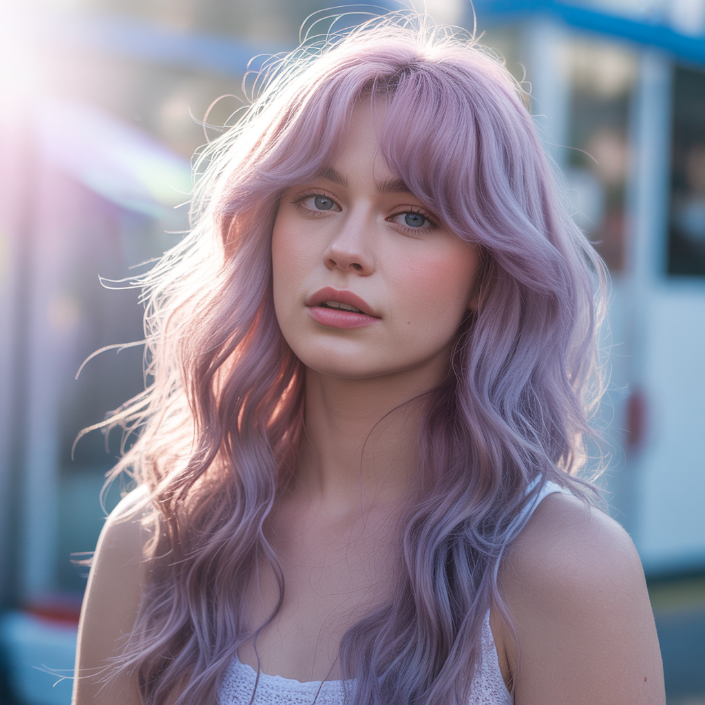 Soft Pastel Scene Hair