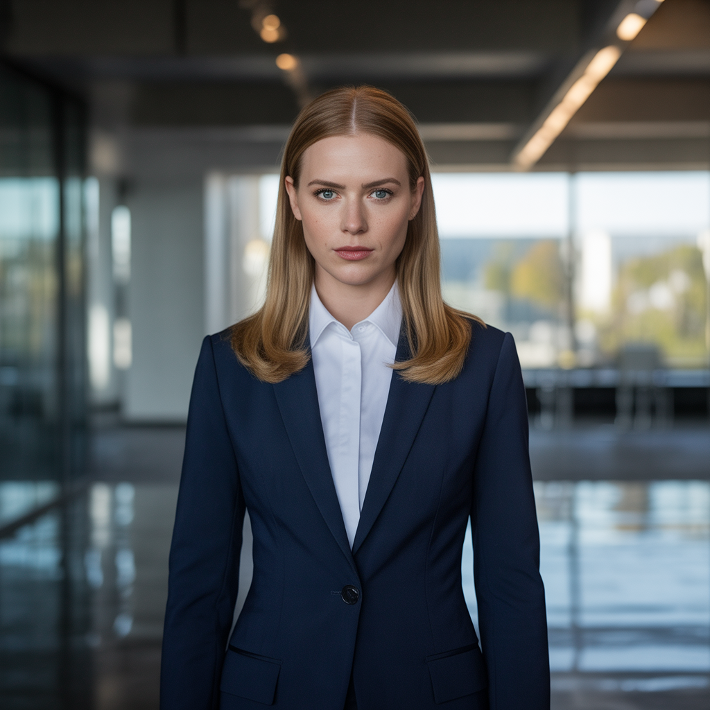 Straight and Sleek with Middle Part