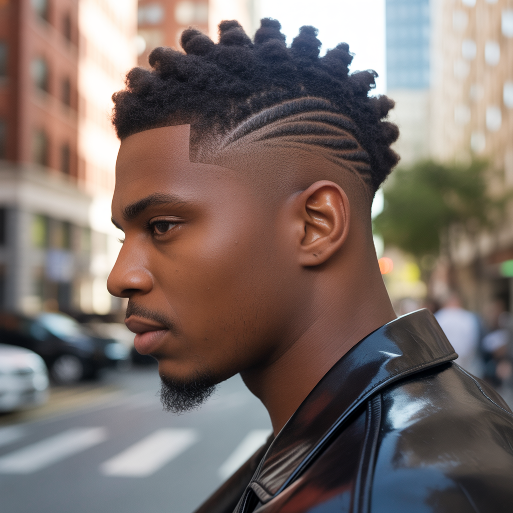 Temple Fade with Waves