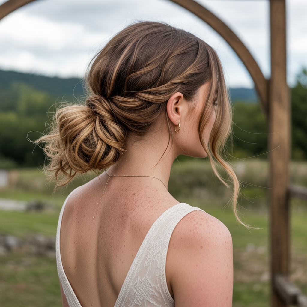 Textured Low Ponytail