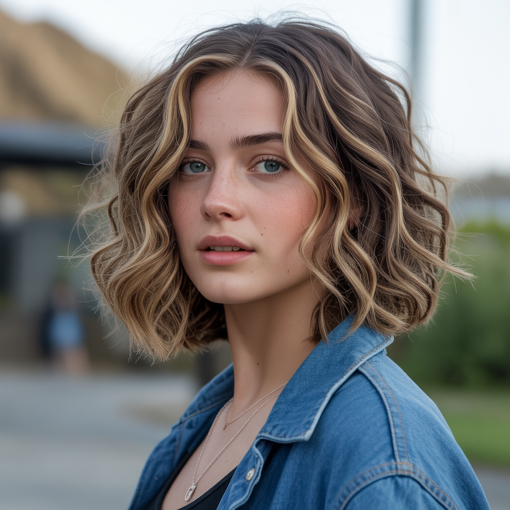 Textured Waves for Effortless Style