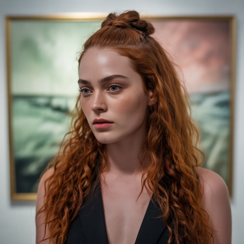 Twisted Half-Up Style