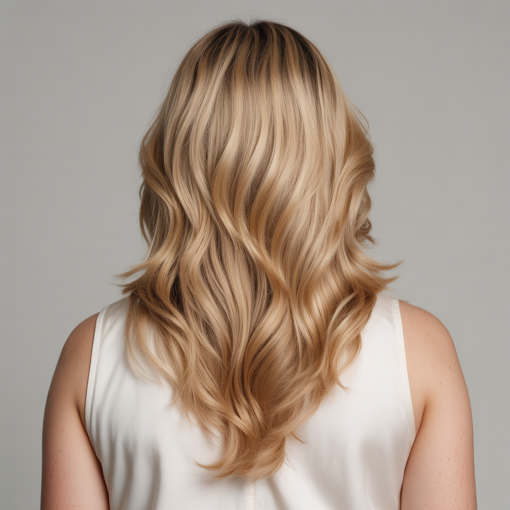 20 Stunning Ideas for Lustrous Long Textured Haircuts 9 V-Shaped Layered Cut