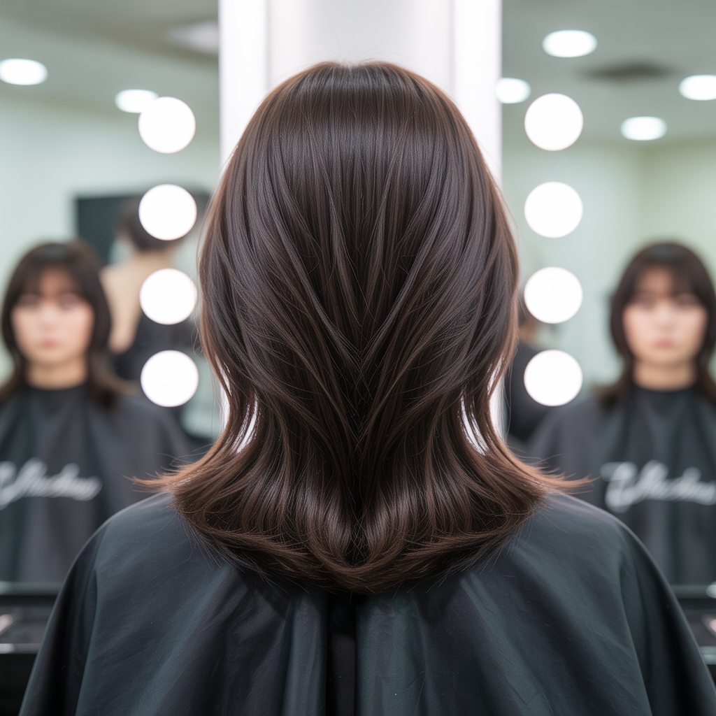 V-Shaped Long Layered Haircut