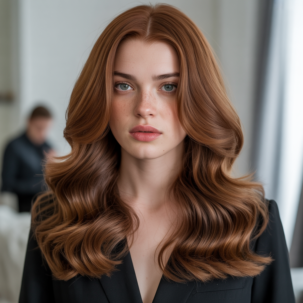 Velvet Chestnut Waves