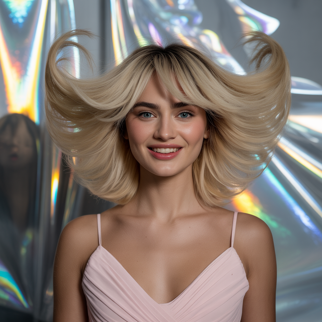 Voluminous Butterfly Haircut