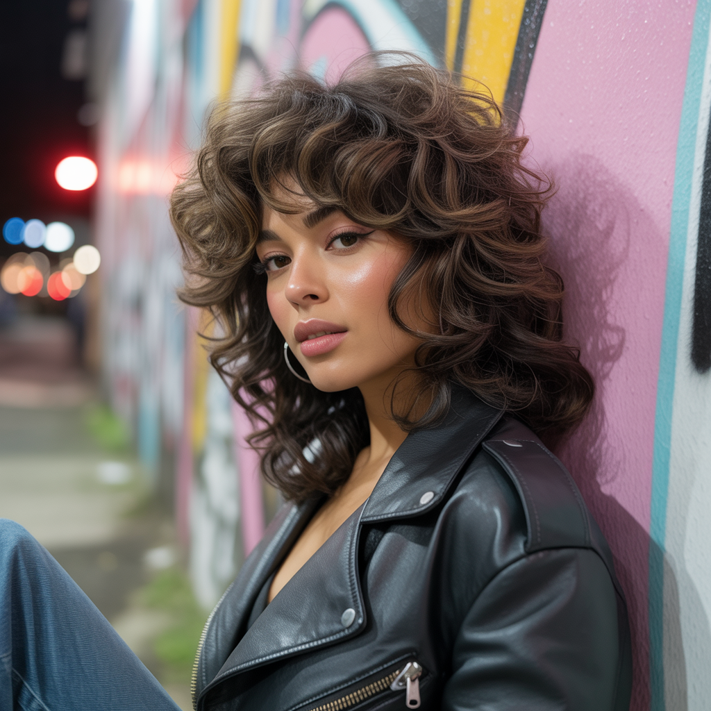 Voluminous Shag Haircut