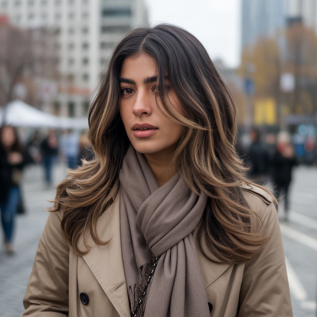 Wolf Cut With Highlights For Long Hair