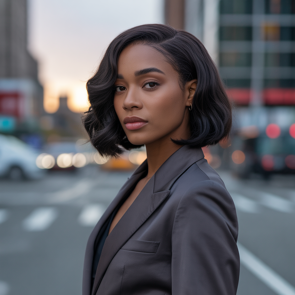 elegant short bob ideas for black women