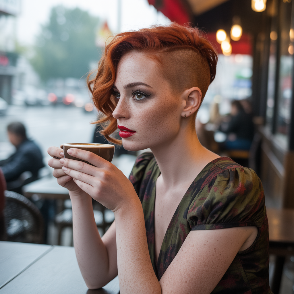 Bixie with Side Shave