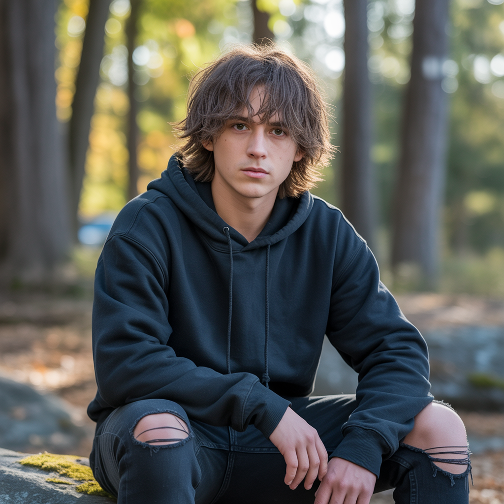 28 Stylish Haircuts for Boys to Try Now 28 Shoulder Length Shag