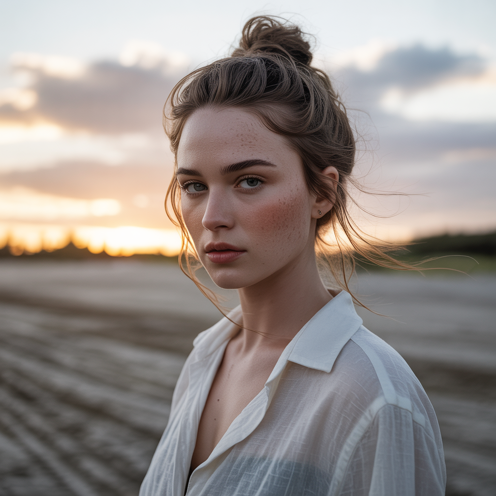 Side Swept Loose Hair