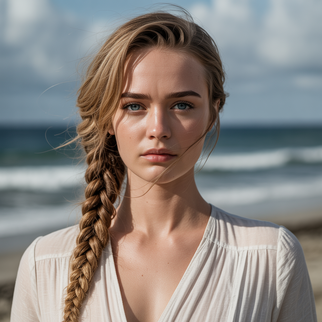 Low Ponytail with Twists