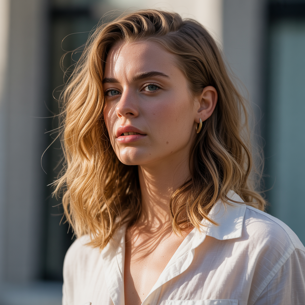 Textured Mid Length Waves