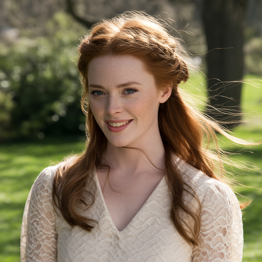 Natural Afro with Sun Glow