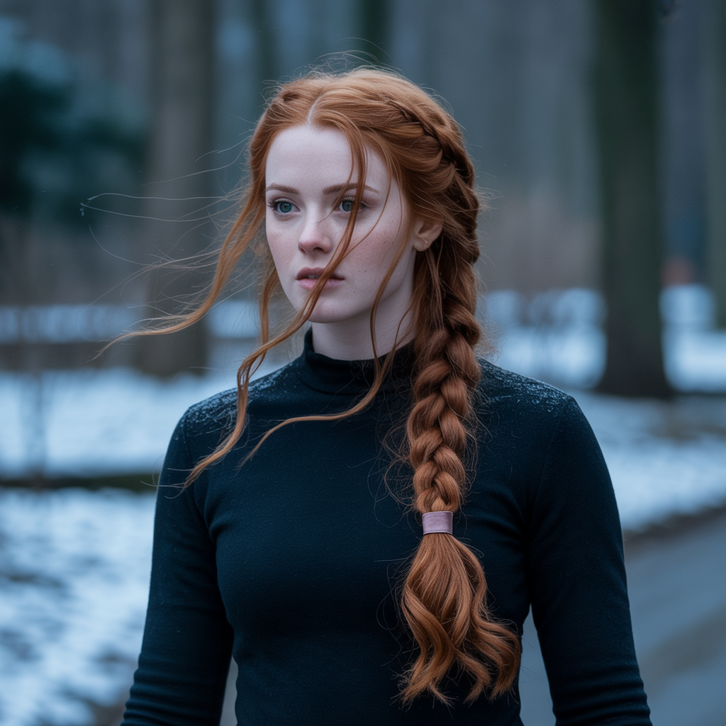 Braided Pigtails with Relaxed Ends