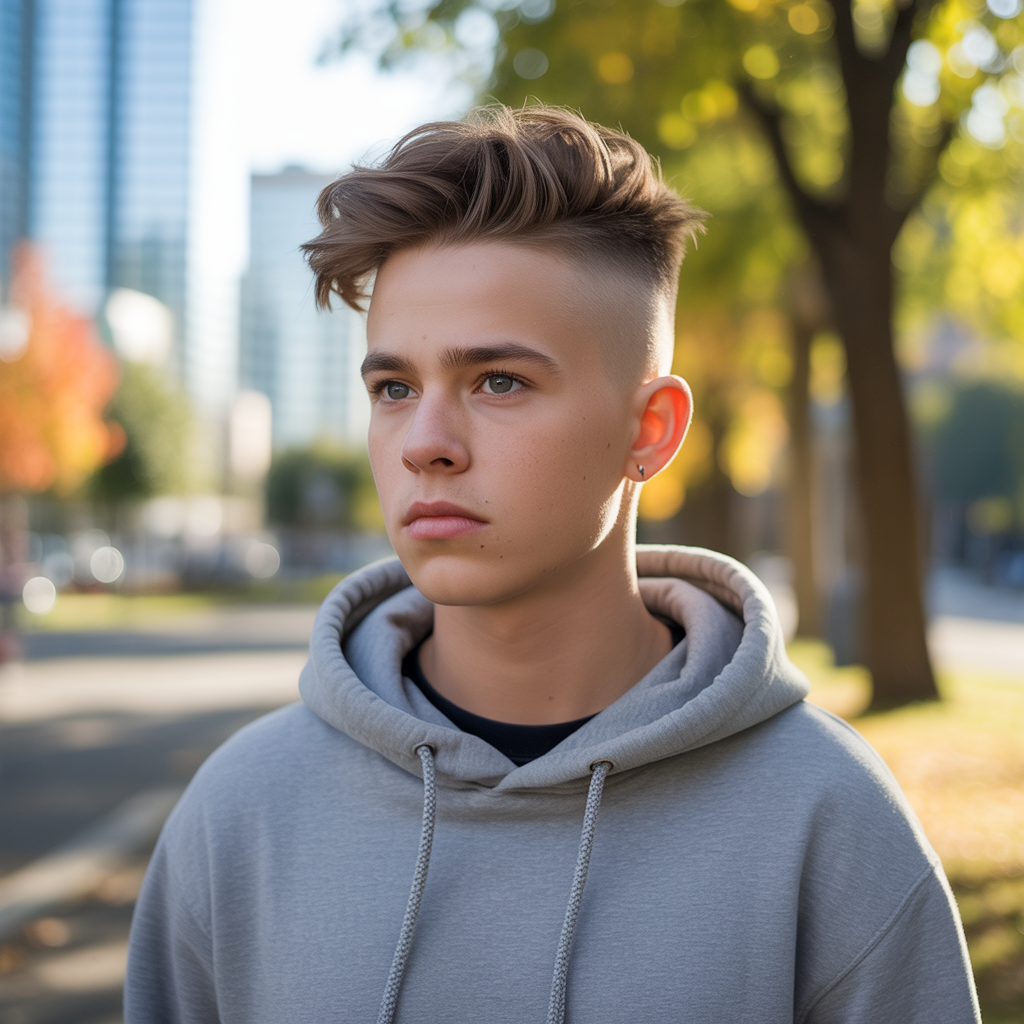 28 Stylish Haircuts for Boys to Try Now 11 Long Top with Short Sides