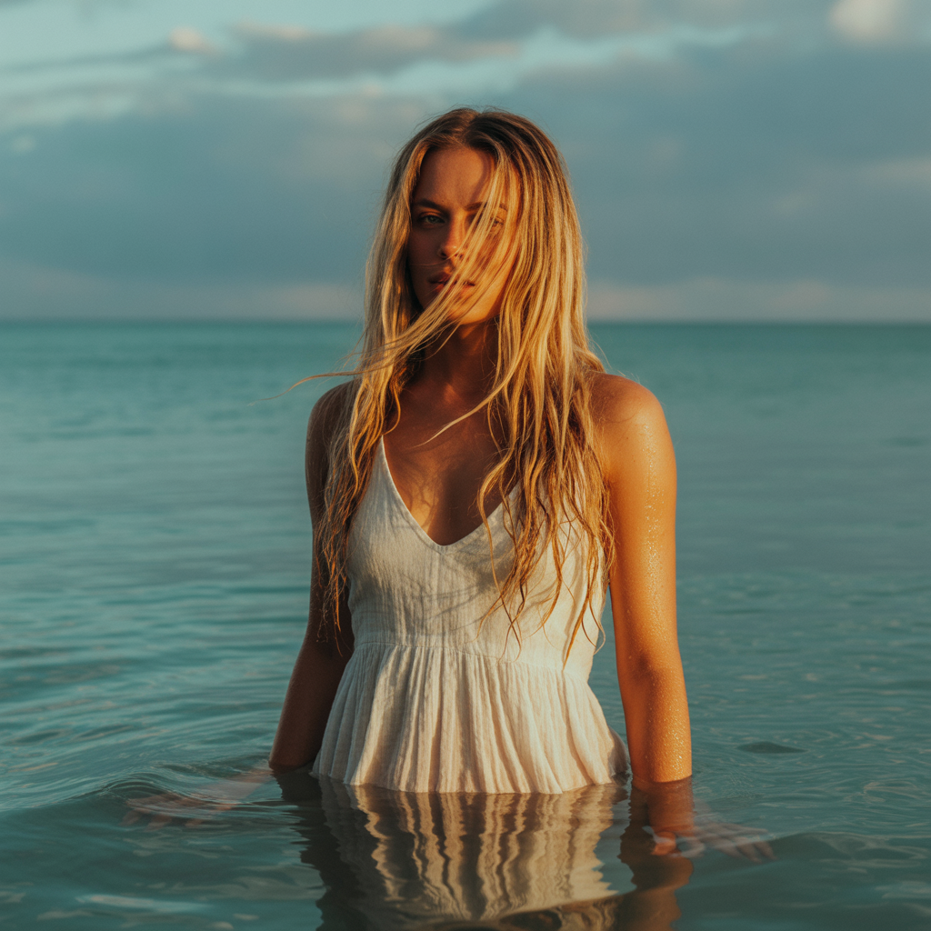 Loose Braid with Ribbon Accent