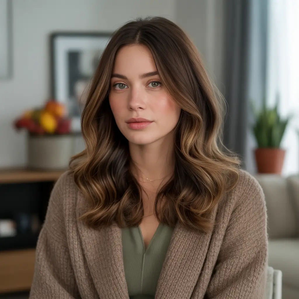 Mocha with Toffee Highlights