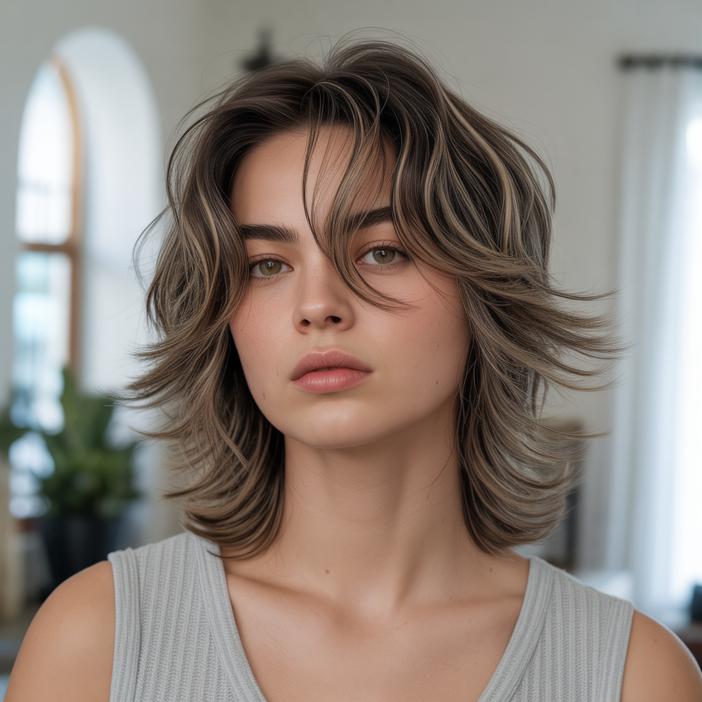 Shag cut for fine hair