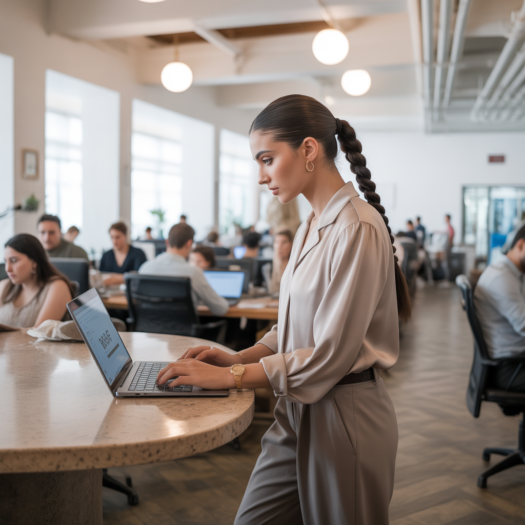 Sleek Braided Ponytail