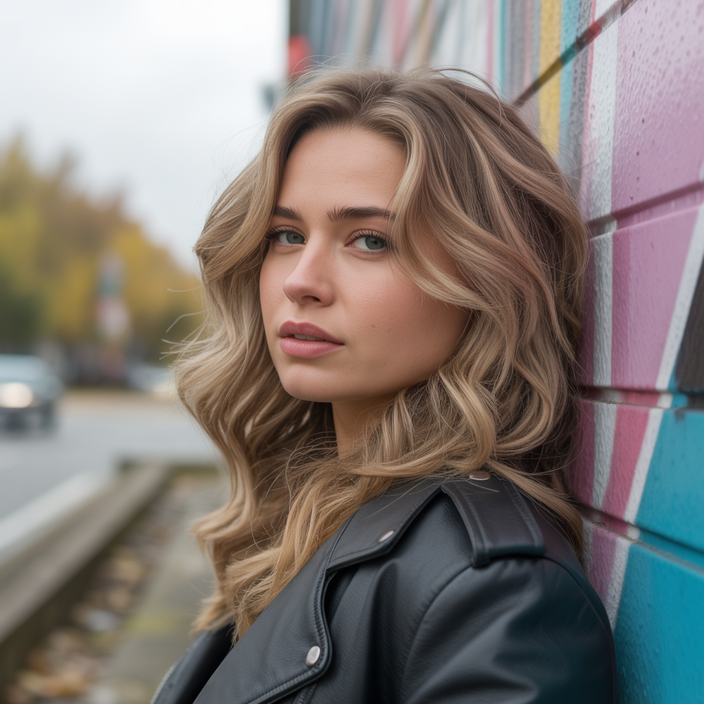 Ash Blonde Chunky Highlights