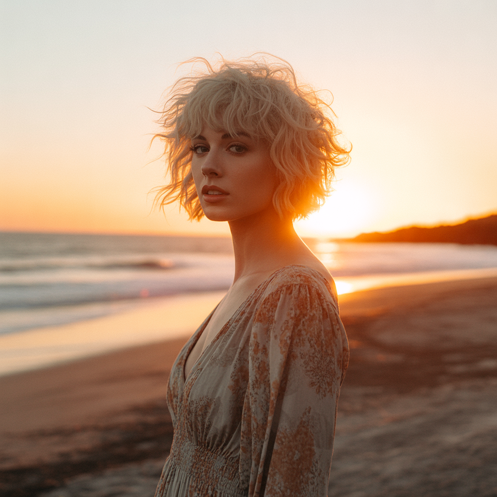 Modern Bowl Cut with Texture