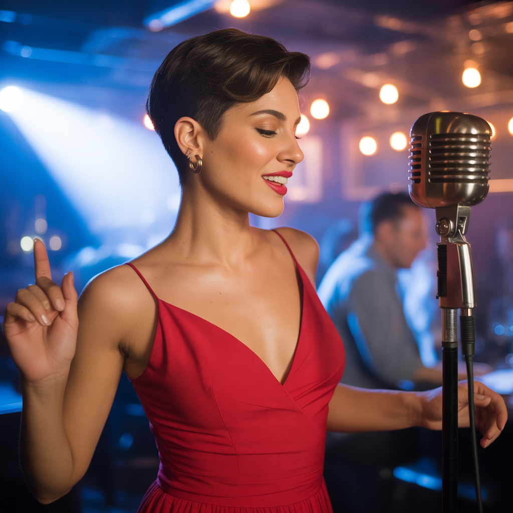 Cropped Pixie with Side Part