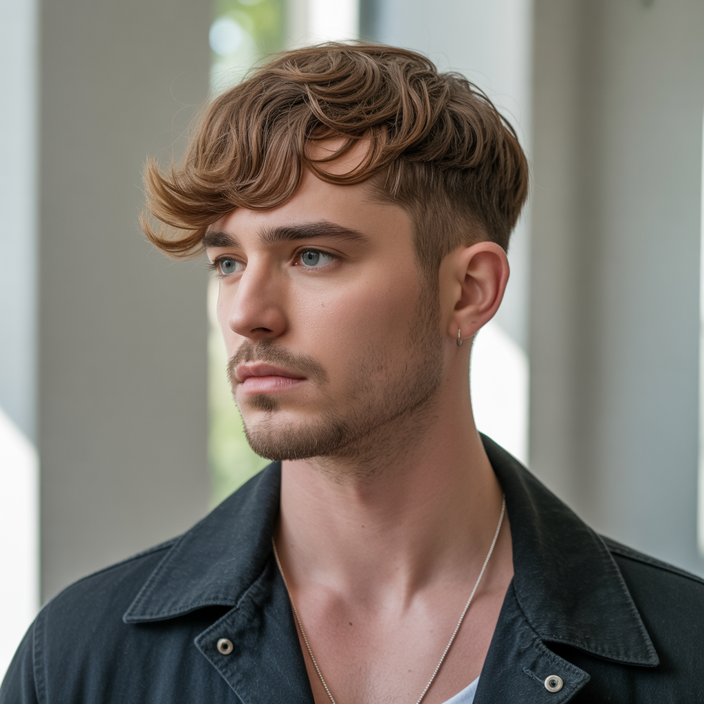 Short Modern Mullet Hairstyles Men
