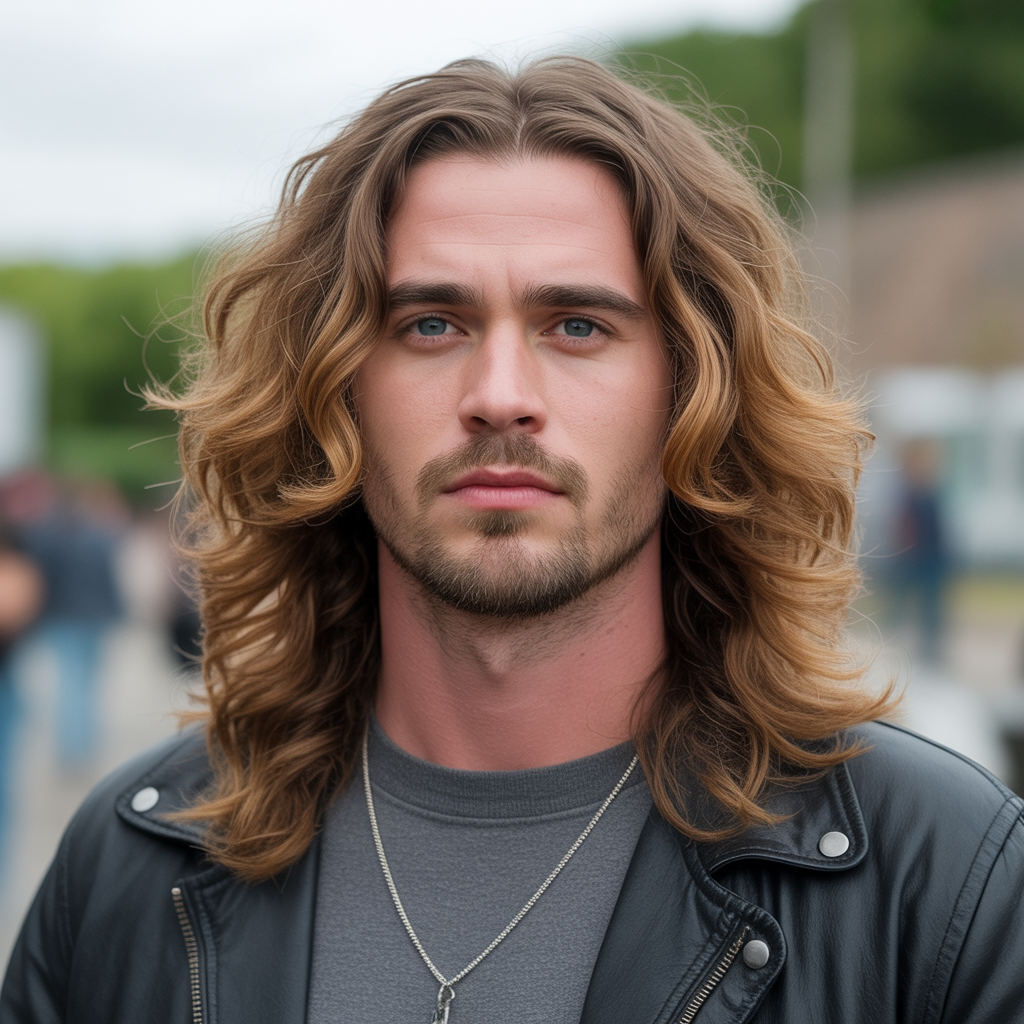 Long Modern Mullet Hairstyles Men