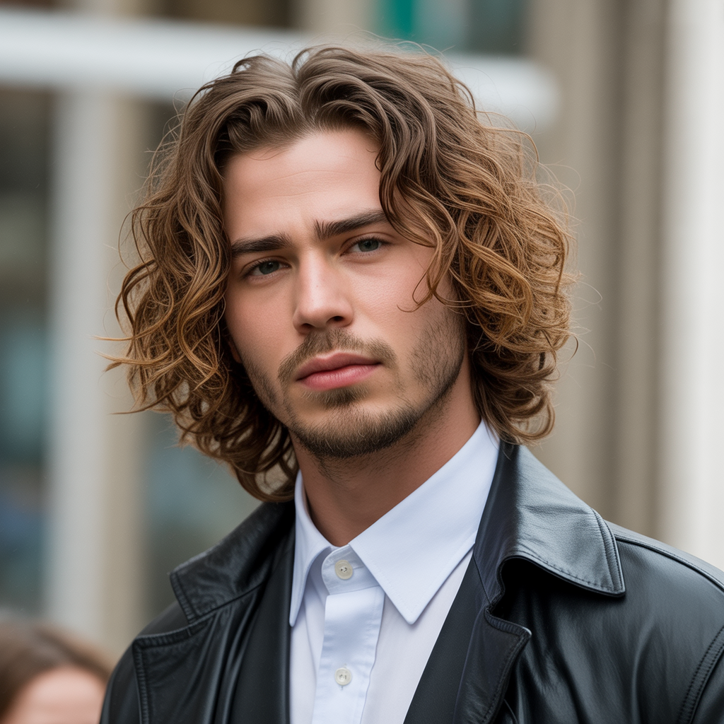 Soft Modern Mullet Hairstyles Men