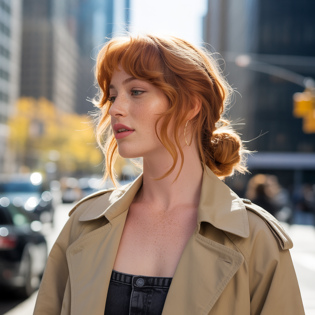 Messy Bun for Effortless Charm