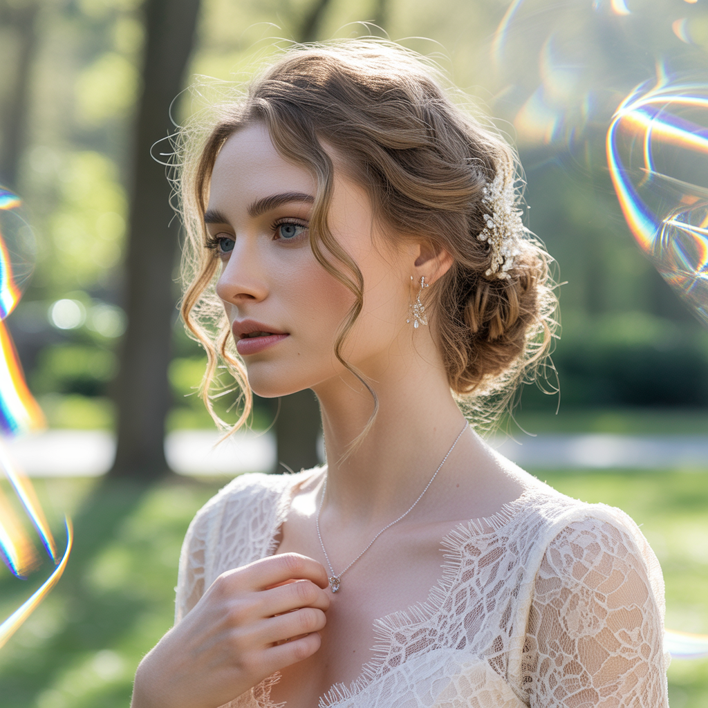 Low Loose Bun for Romantic Appeal