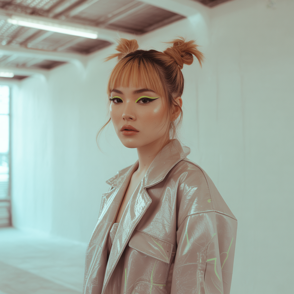 Double Bun for Extra Volume