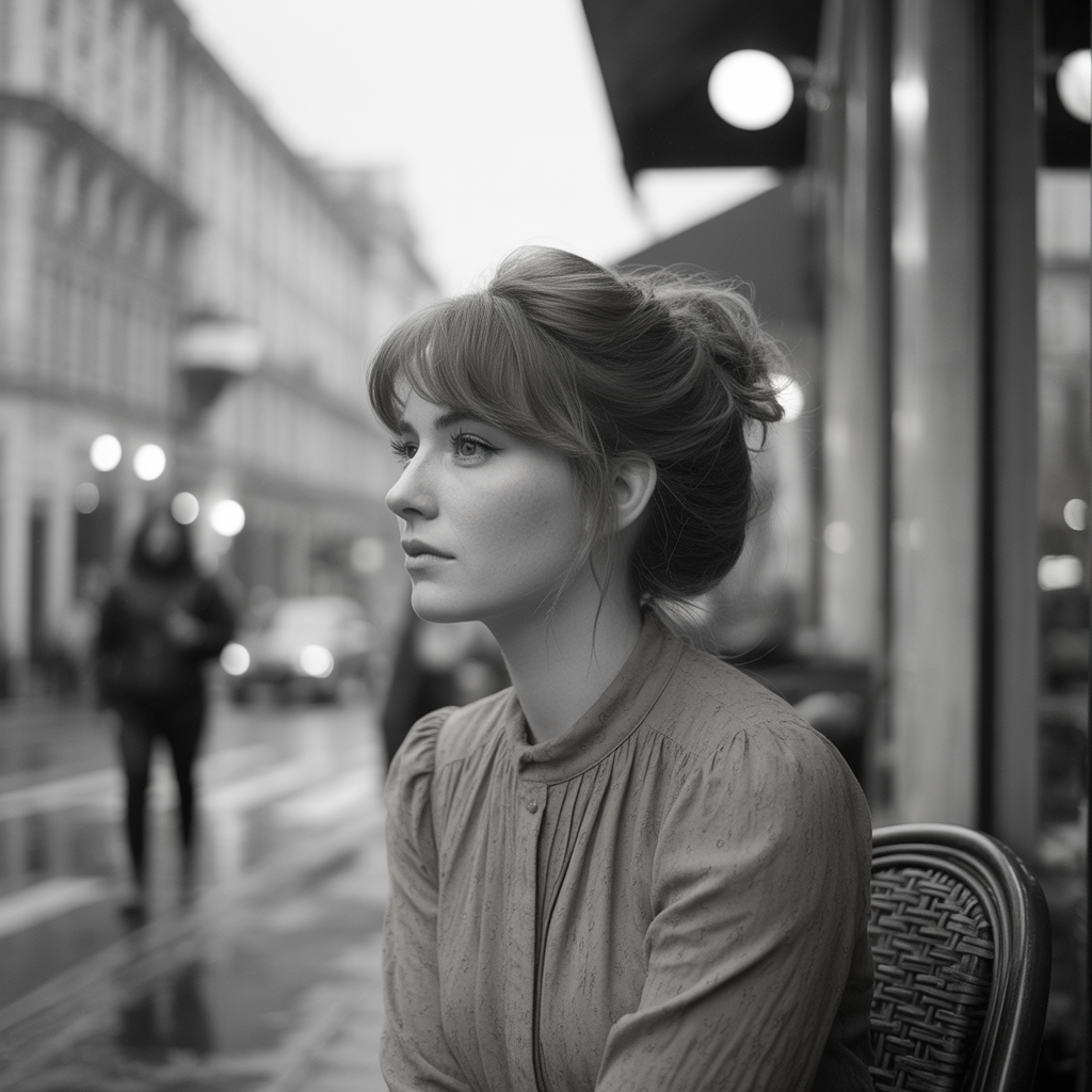 Side Bun for Asymmetrical Flair