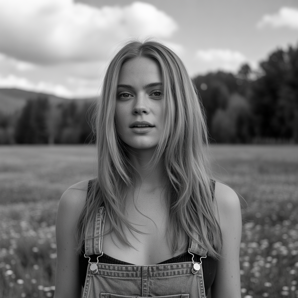 Glossy Straight Hair