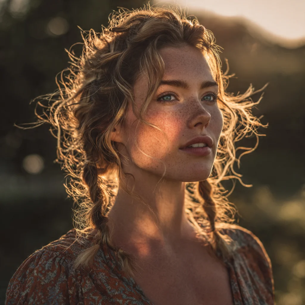 Boho Braided Updo for Long Hair