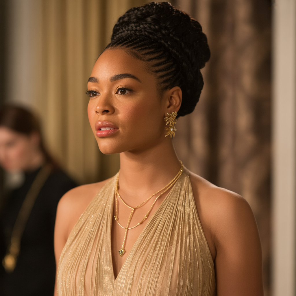 Braided Updo Royalty