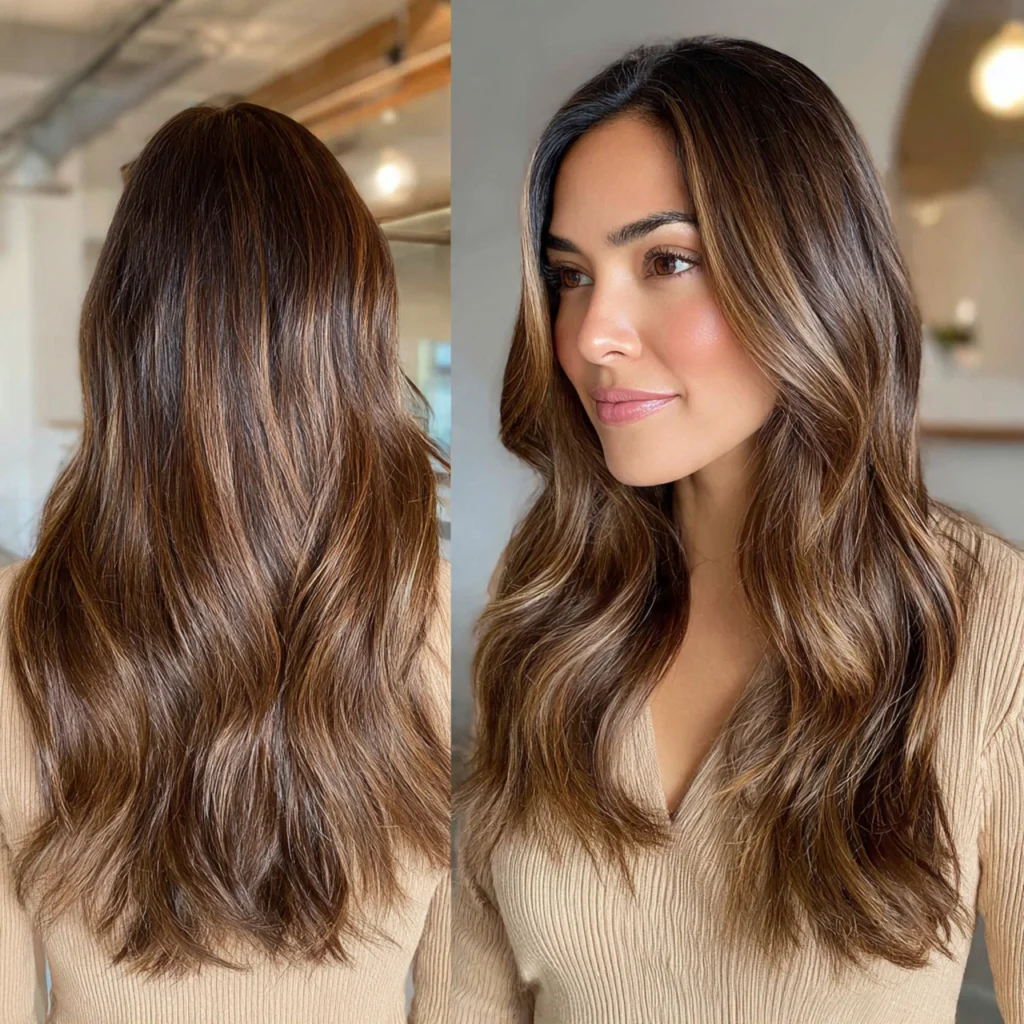 Brown Sugar Hair with Luminous Ends