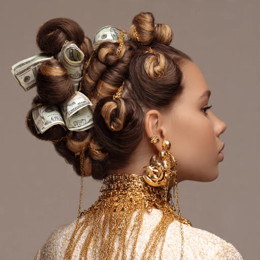 Brown Sugar Hair with Money Pieces