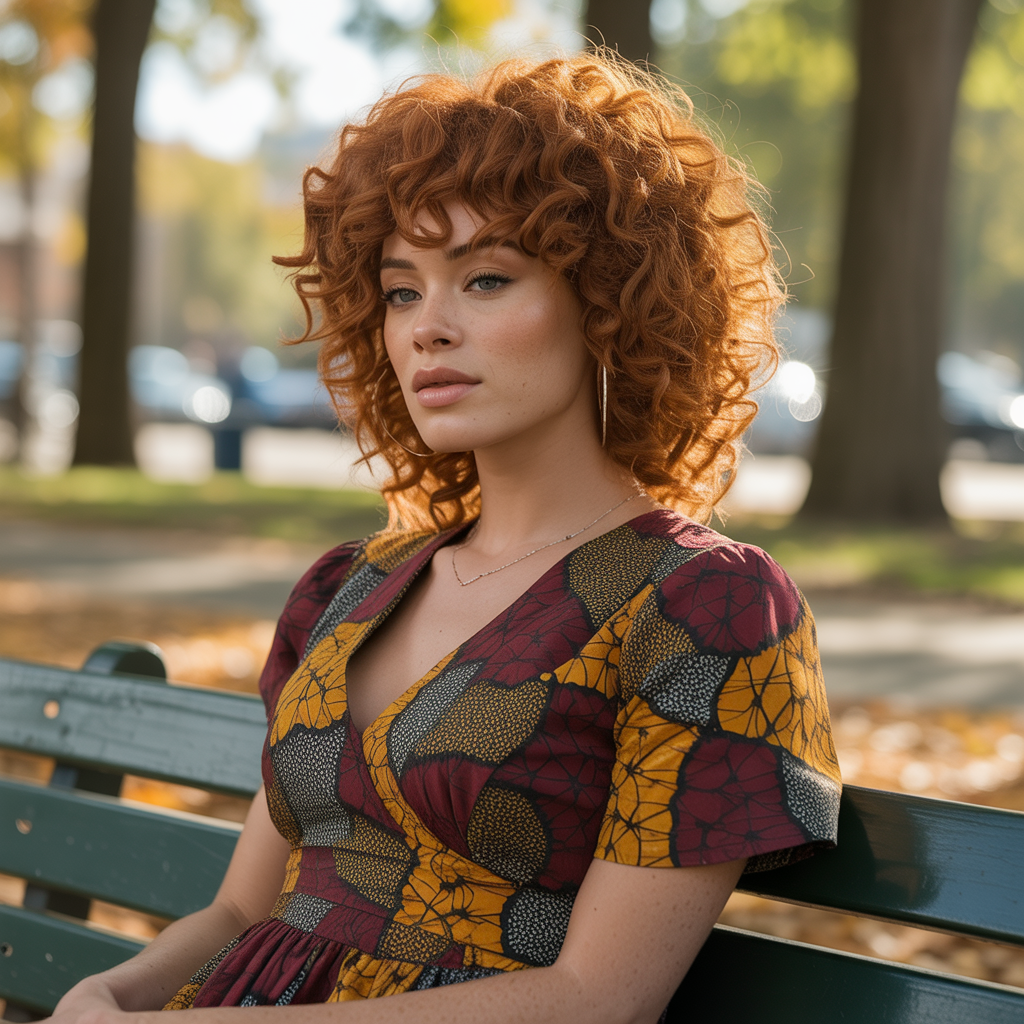 Butterfly wolf cut with a soft finish