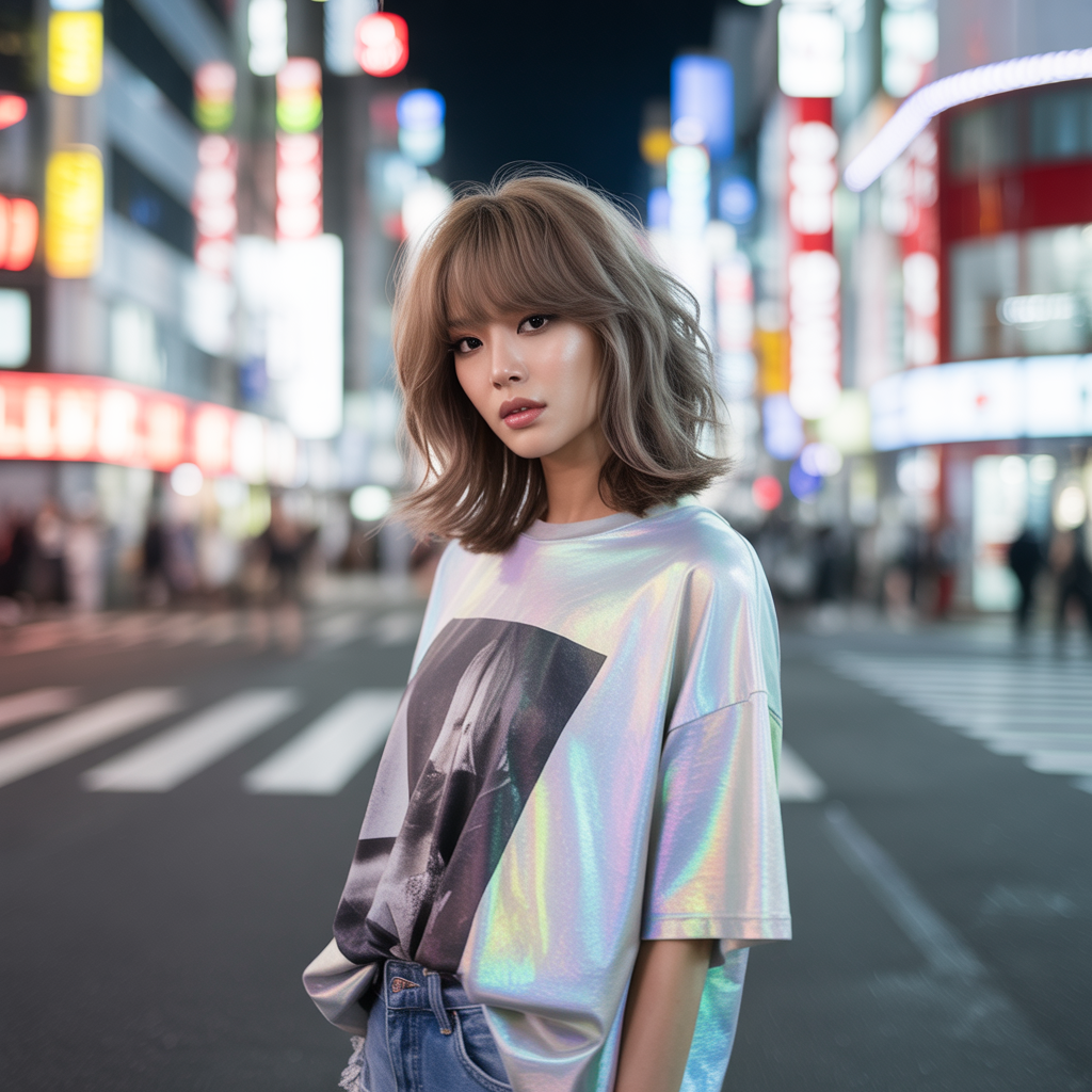 Classic Wolf Cut With Bangs