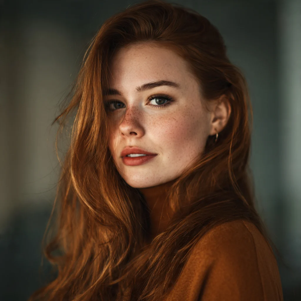 Ginger Wolf Cut with Subtle Ombre